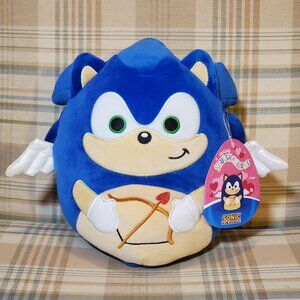 Squishmallows Valentine’s Day Sonic the Hedgehog Cupid 8 Inch Soft Plush New